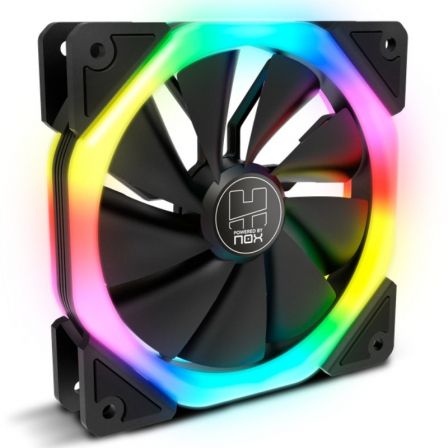 Nox Hummer S-FAN Ventilador de Caja 120mm ARGB Negro